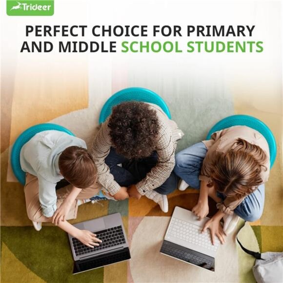 Trideer Wobble Cushion with Inflation Pump - Wiggle Seat for Sensory - Picture 4 of 7